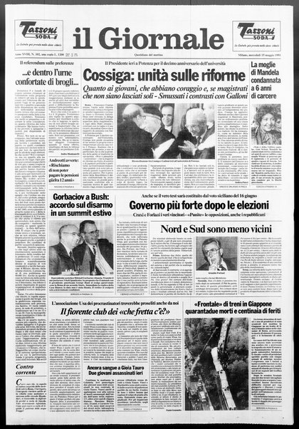 Il giornale : quotidiano del mattino